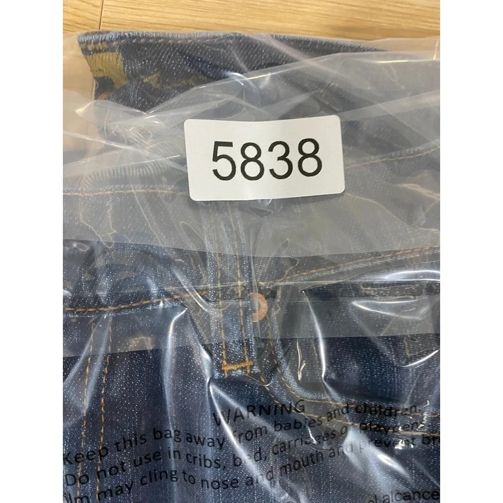 7 For All Mankind‎ Bootcut Jeans Womens 27 (29x29.5) Blue Dark Wash Low Rise